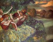 埃德加 德加 : Four Dancers